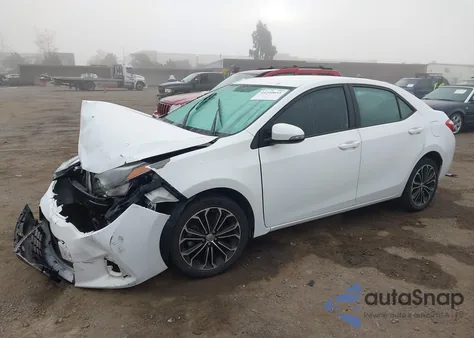 2016 Toyota Corolla S Plus z USA, uszkodzony, nr VIN 5YFBURHE5GP552272